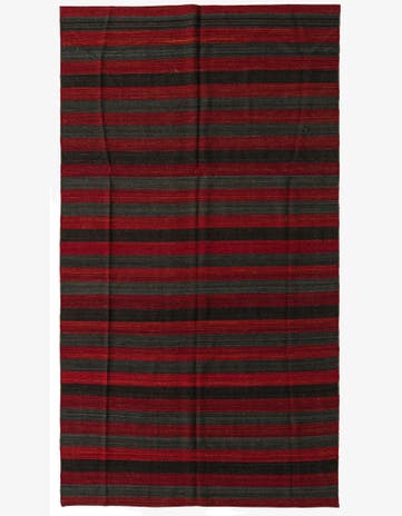 5' 5 x 9' 7 Hand Woven Kilim Modern Wool Rug