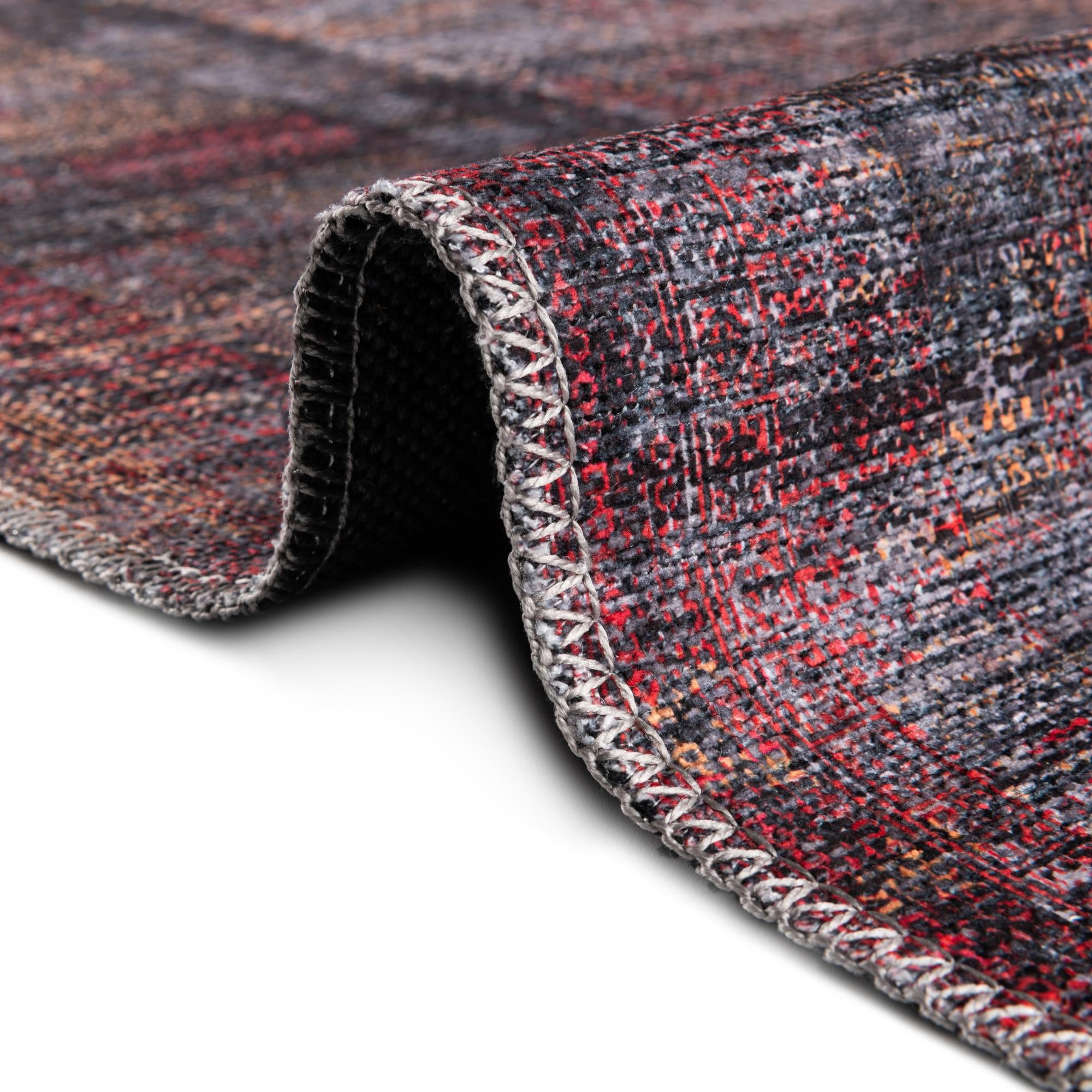 4' x 4' Washable Mangata Round Rug