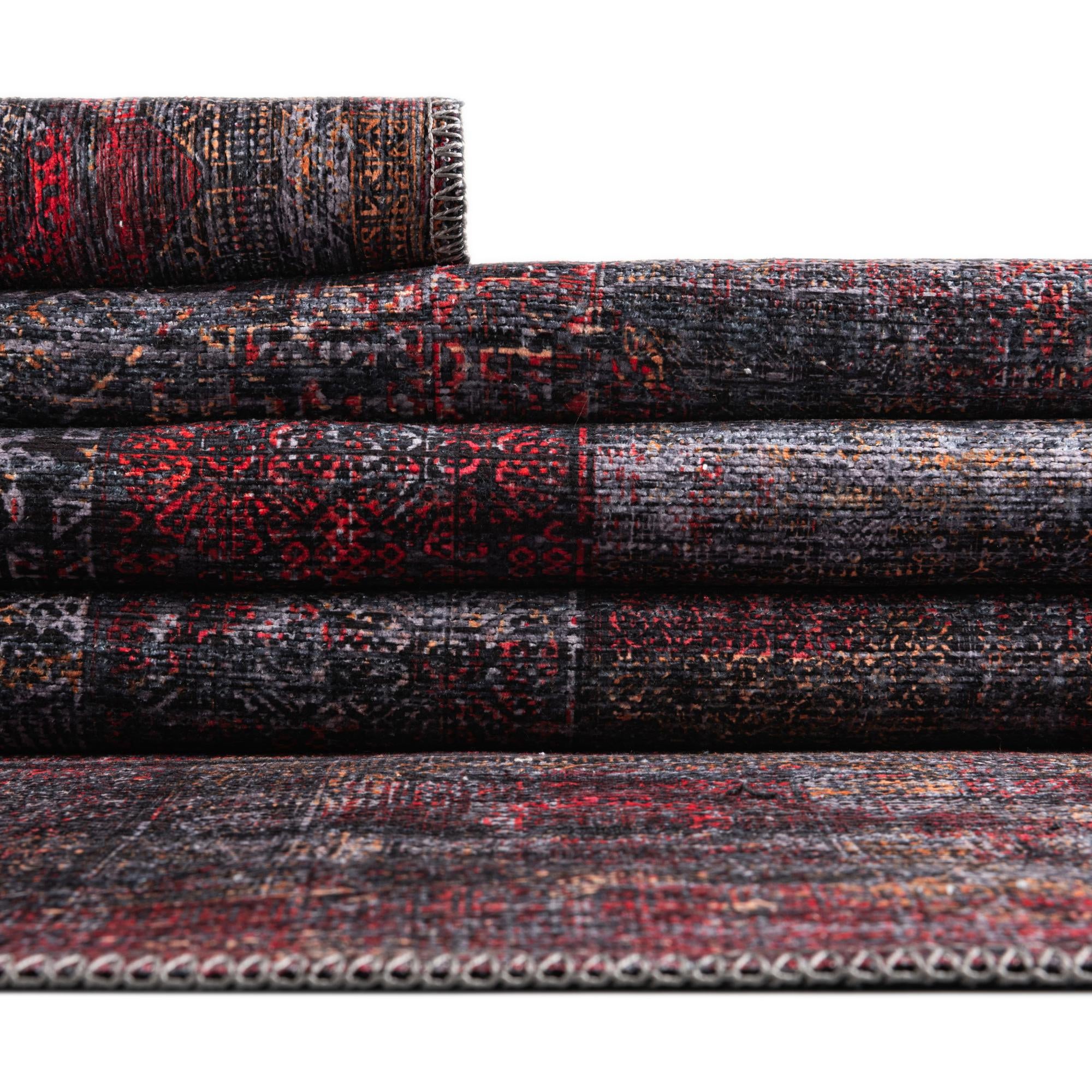 4' x 4' Washable Mangata Round Rug