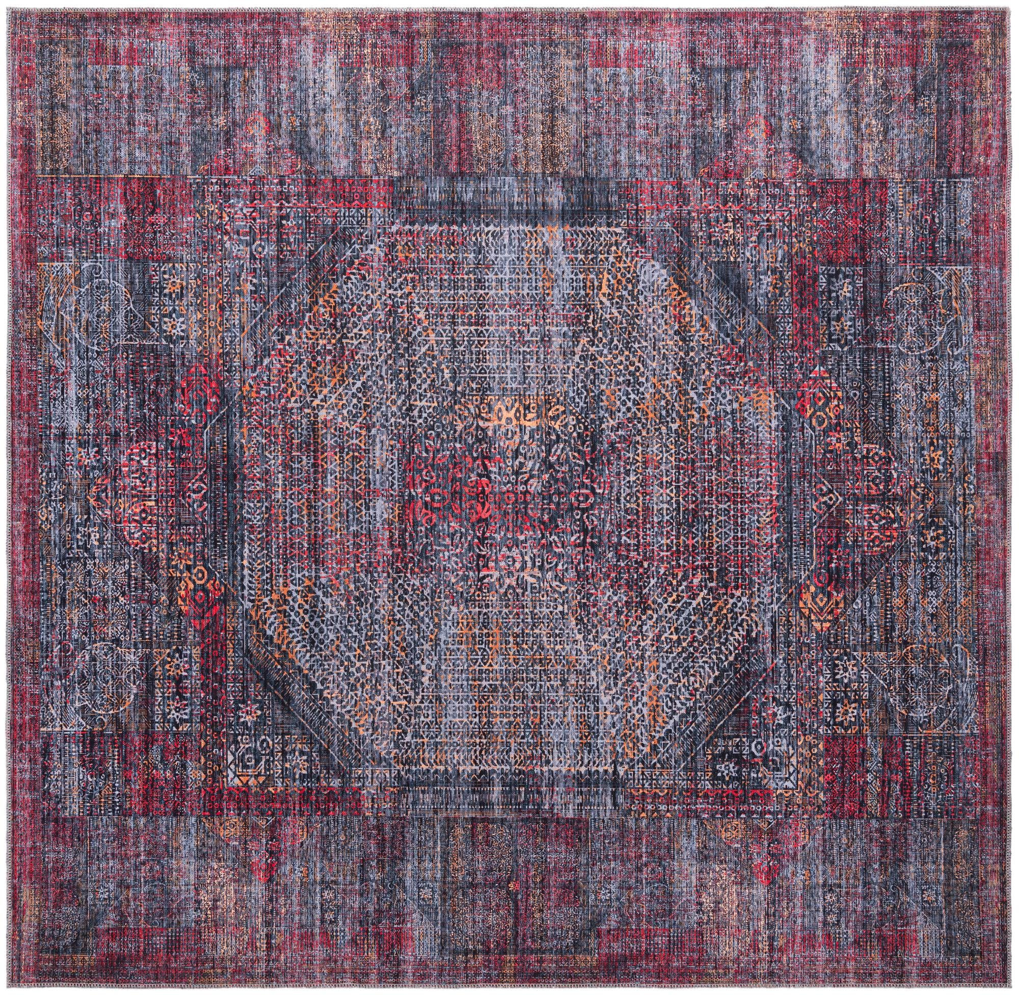7' 10 x 7' 10 Washable Mangata Square Rug