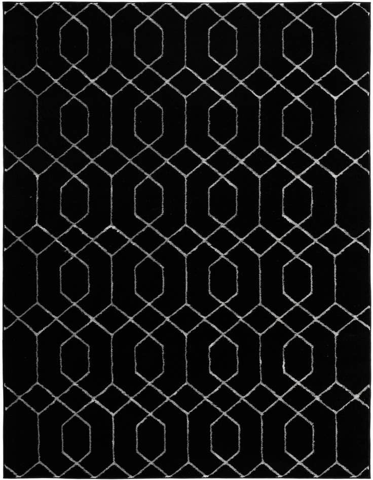 Detail image of 5' 3 x 8' Marilyn Monroe™ Glam Trellis Rug