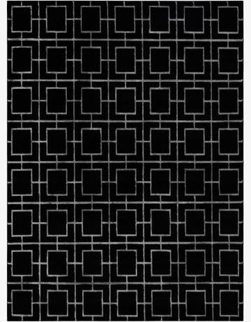 Black and Silver Marilyn Monroe™ Glam Deco Rug