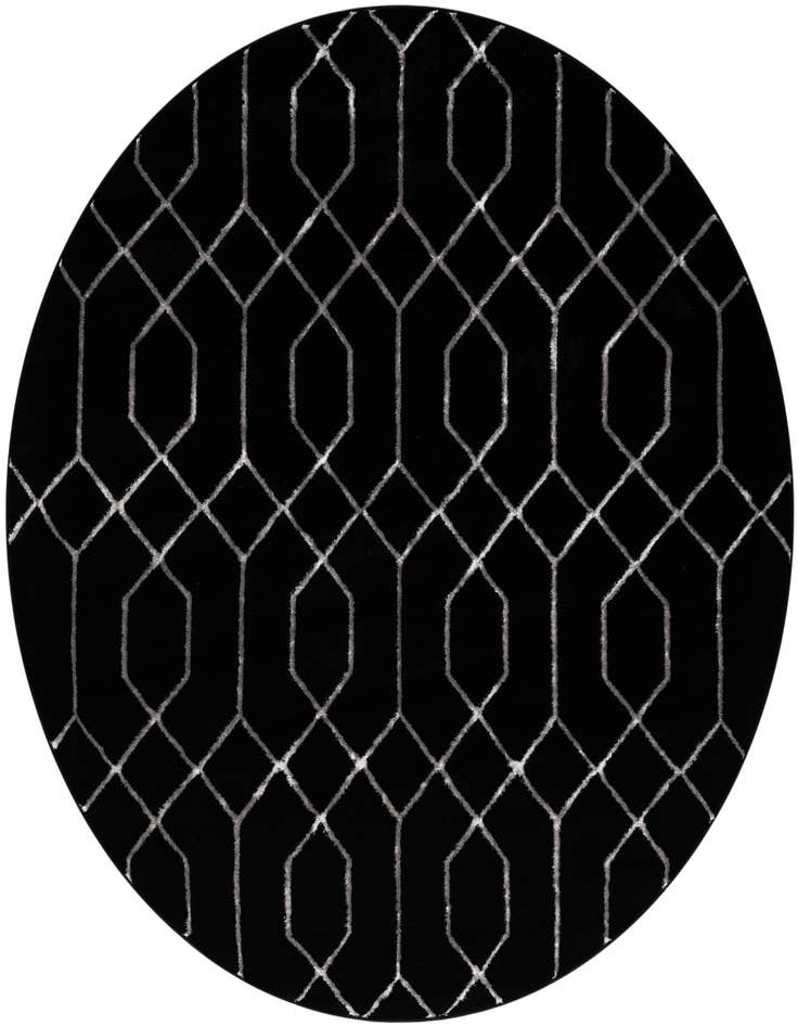 Detail image of 6' x 6' Marilyn Monroe™ Glam Trellis Round Rug