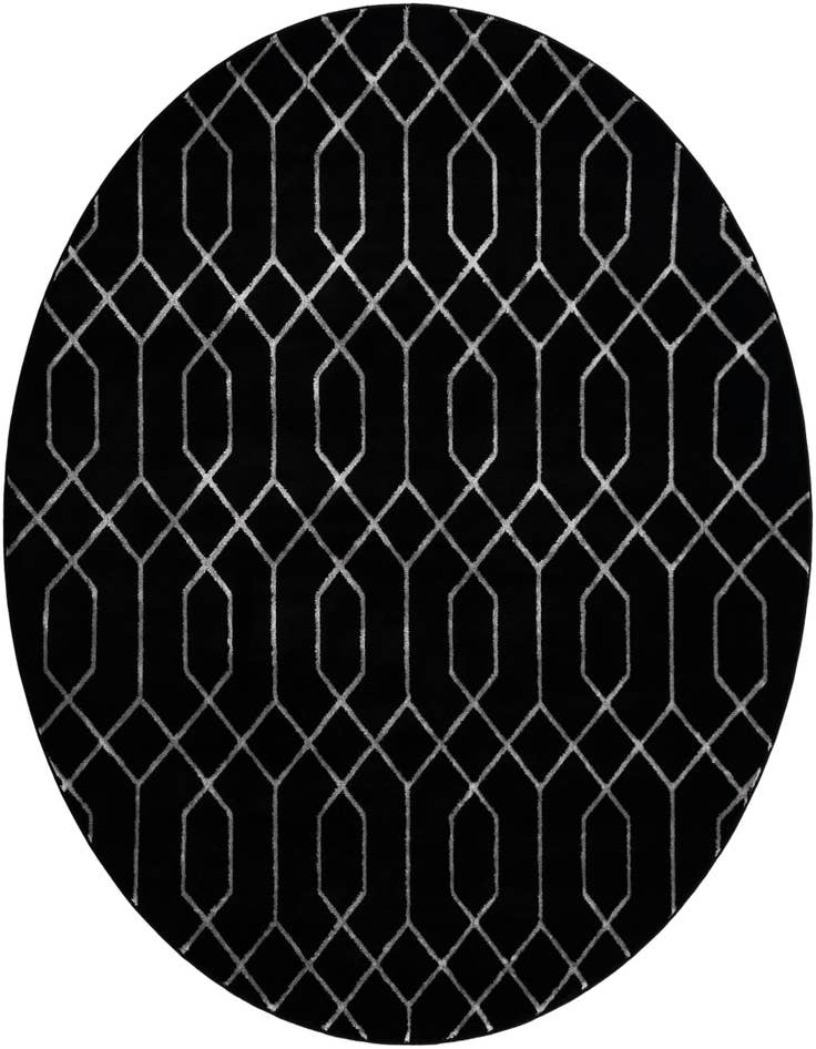 Detail image of 7' 10 x 7' 10 Marilyn Monroe™ Glam Trellis Round Rug