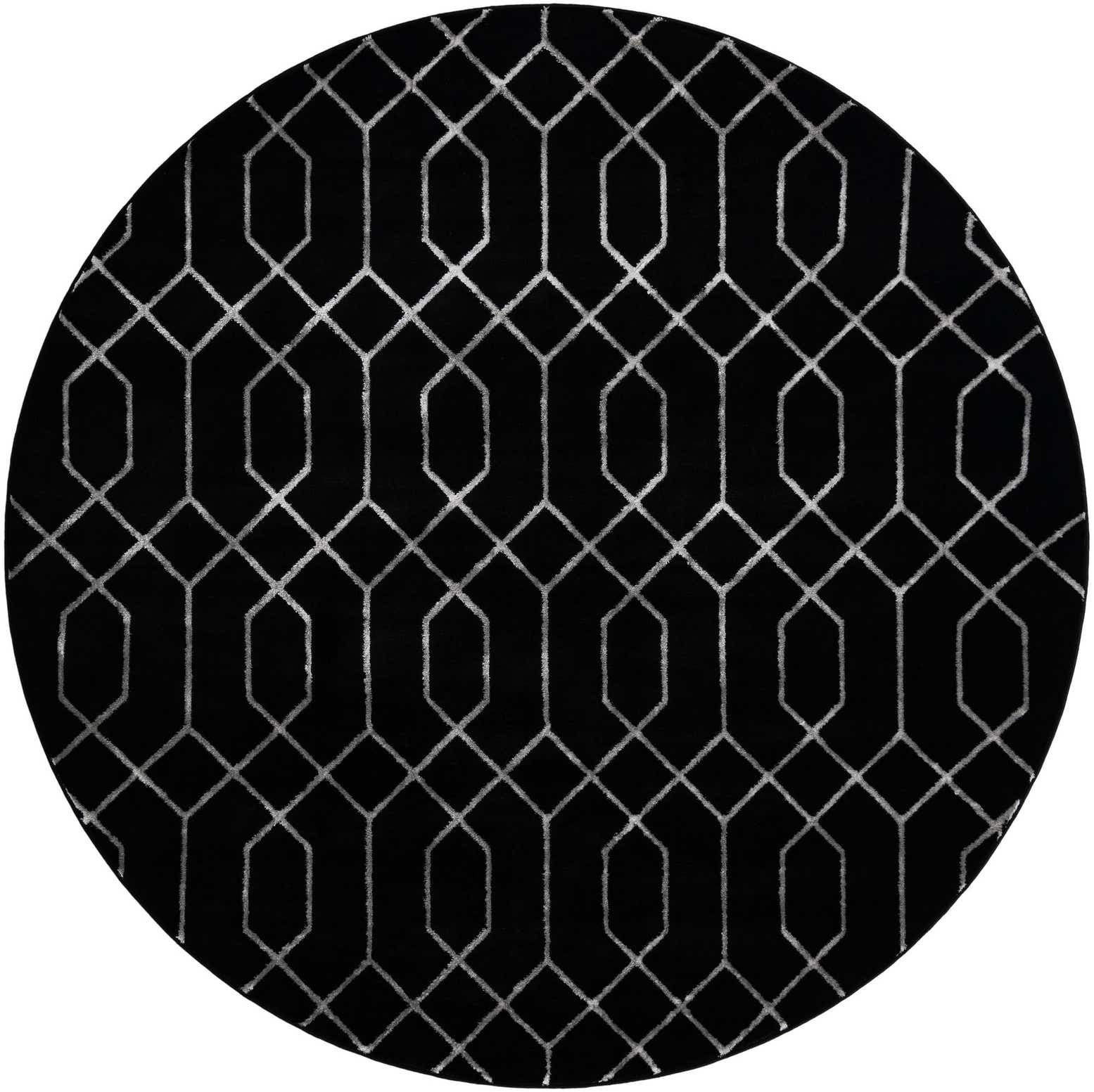 7' 10 x 7' 10 Marilyn Monroe™ Glam Trellis Round Rug