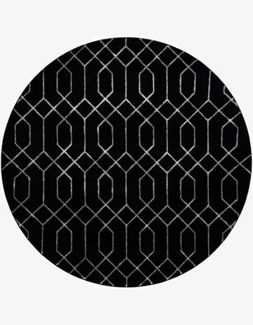 7' 10 x 7' 10 Marilyn Monroe™ Glam Trellis Round Rug