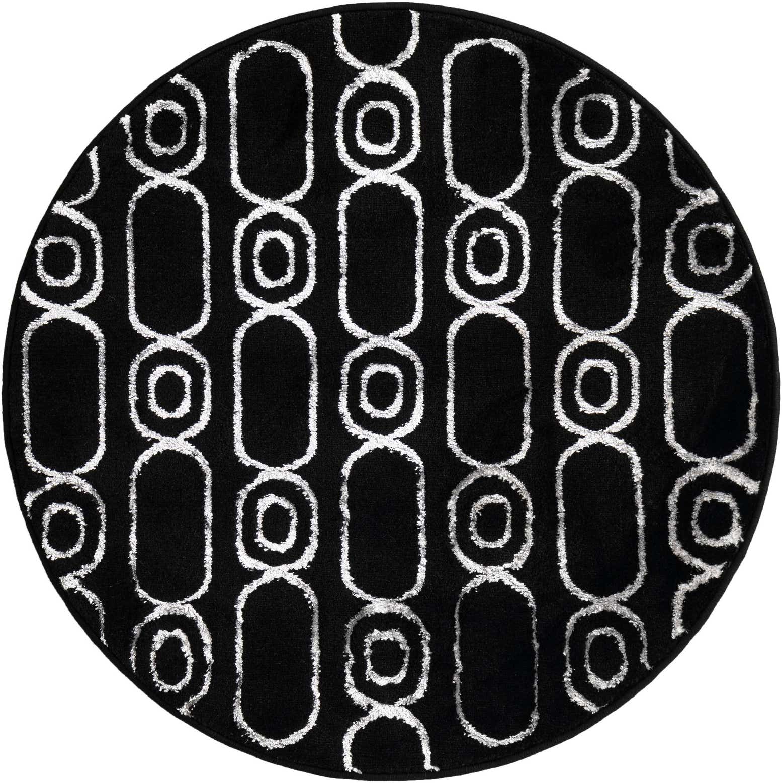 3' x 3' Vogue Geo Round Rug