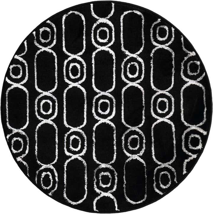 3' x 3' Vogue Geo Round Rug