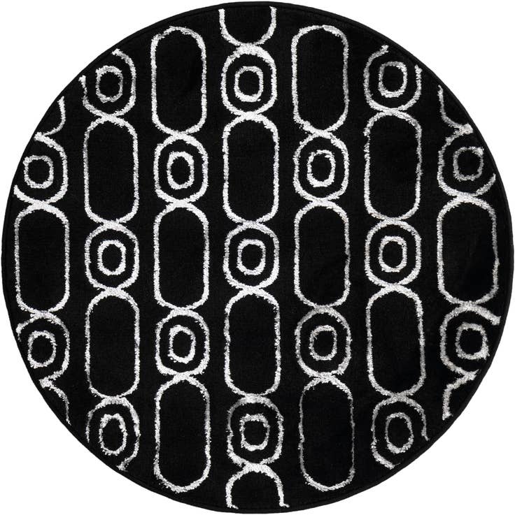 Detail image of 3' x 3' Vogue Geo Round Rug