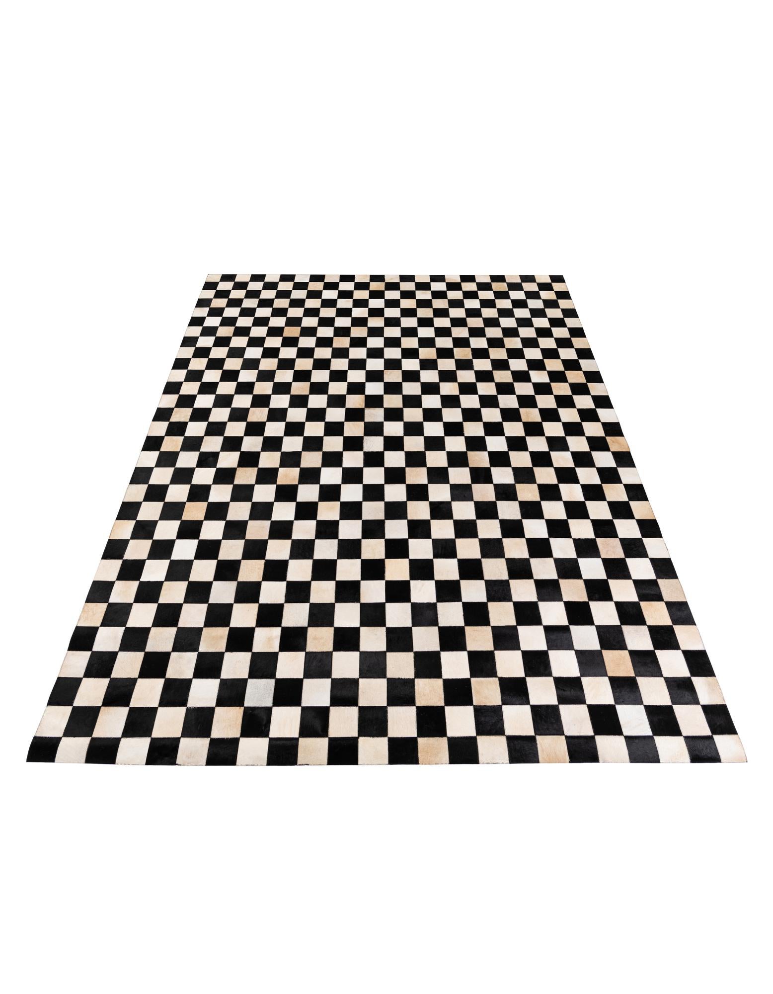 7' 11 x 9' 11 Cowhide Stocks Rug