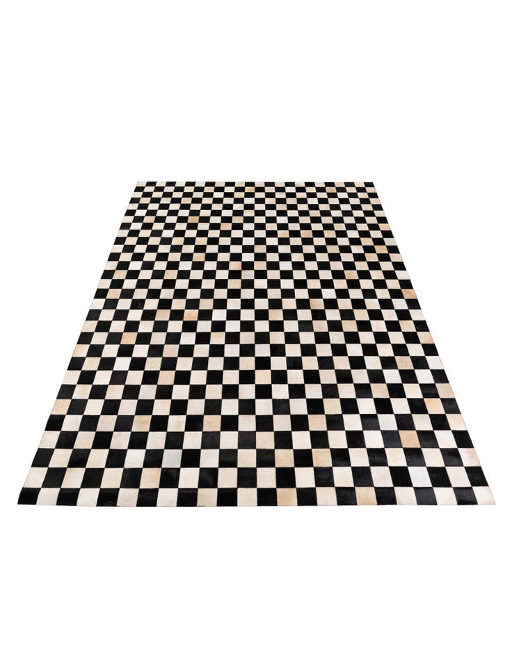 Detail image of 7' 11 x 9' 11 Cowhide Stocks Rug