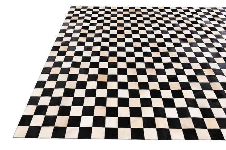 7' 11 x 9' 11 Cowhide Stocks Rug