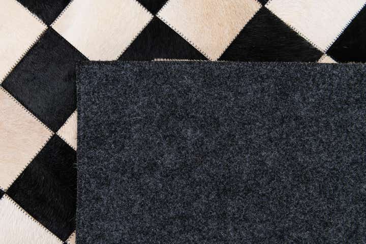 7' 11 x 9' 11 Cowhide Stocks Rug