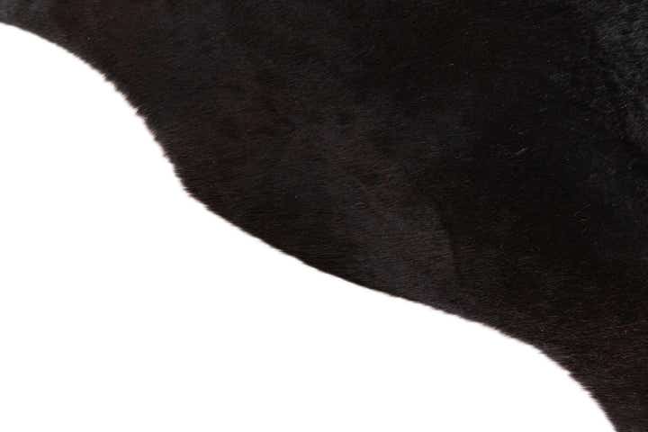 5' x 5' 8 Cowhide Leather Freeform Rug