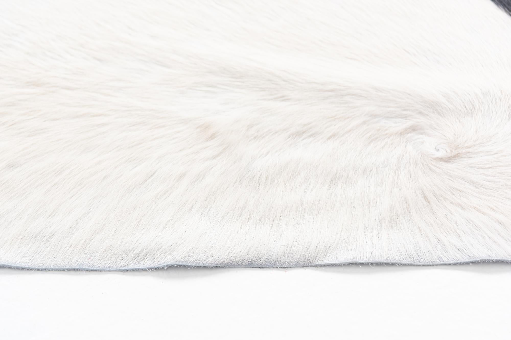 6' 10 x 7' 8 Cowhide Freeform Rug