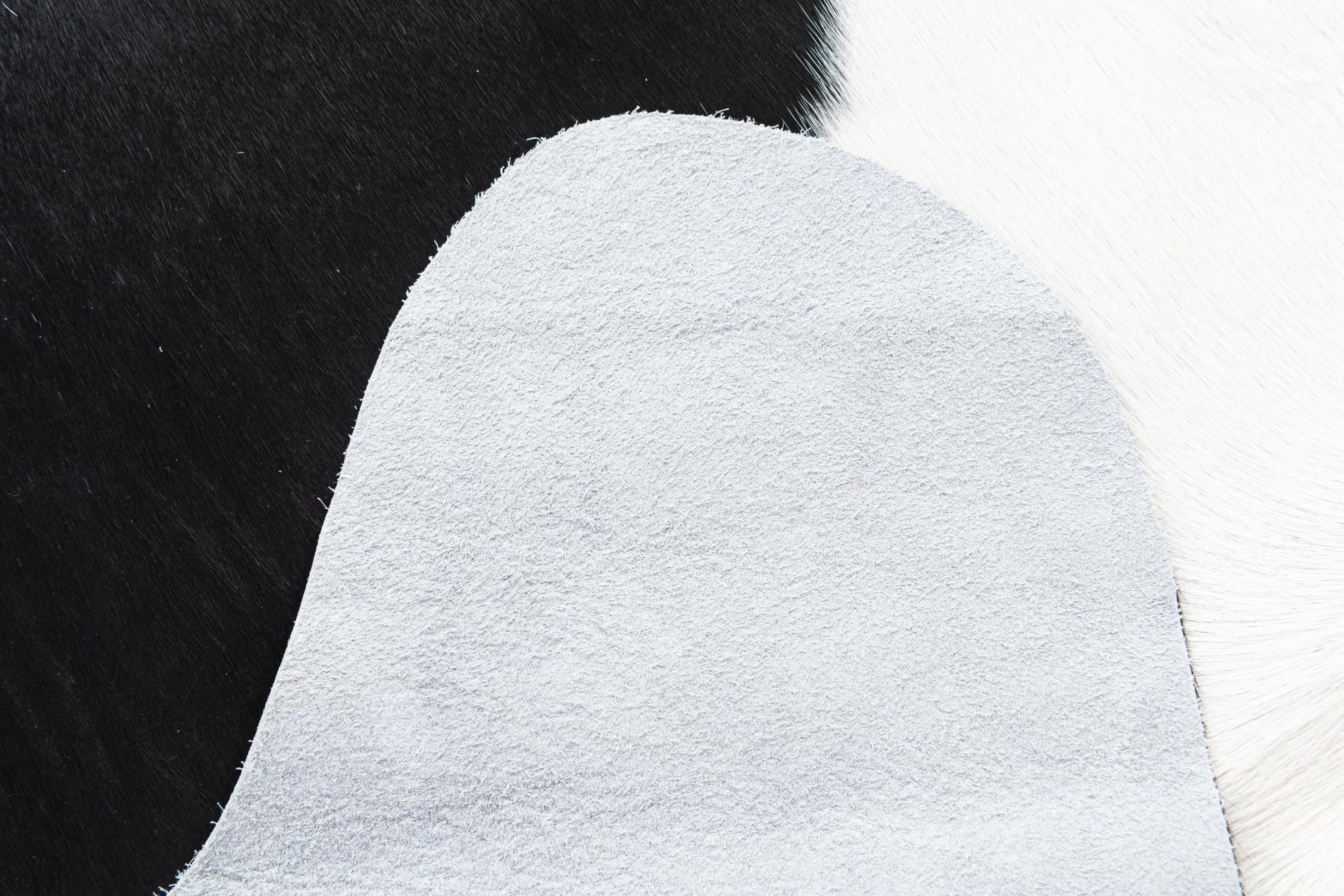 6' 10 x 7' 8 Cowhide Freeform Rug