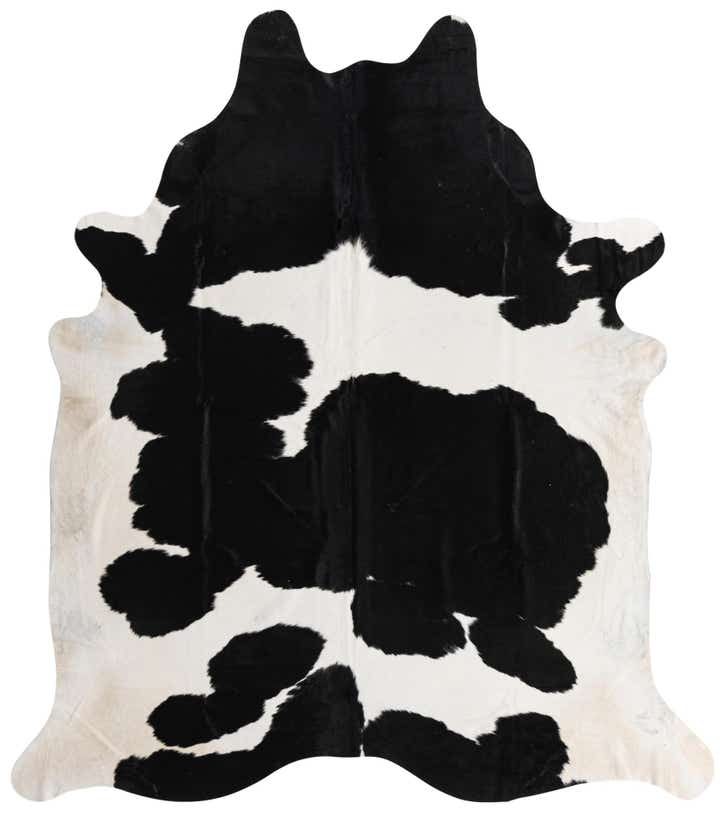 6' 10 x 7' 8 Cowhide Freeform Rug