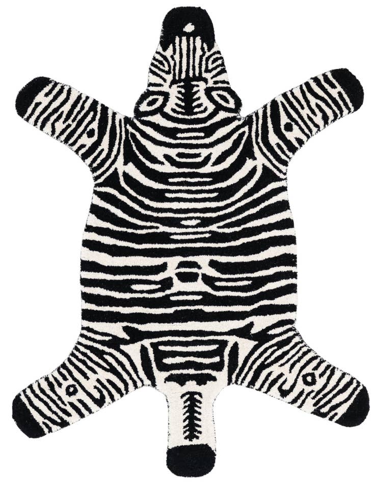 Detail image of 3' 1 x 4' 1 Playtime Kids Wool Freeform Rug