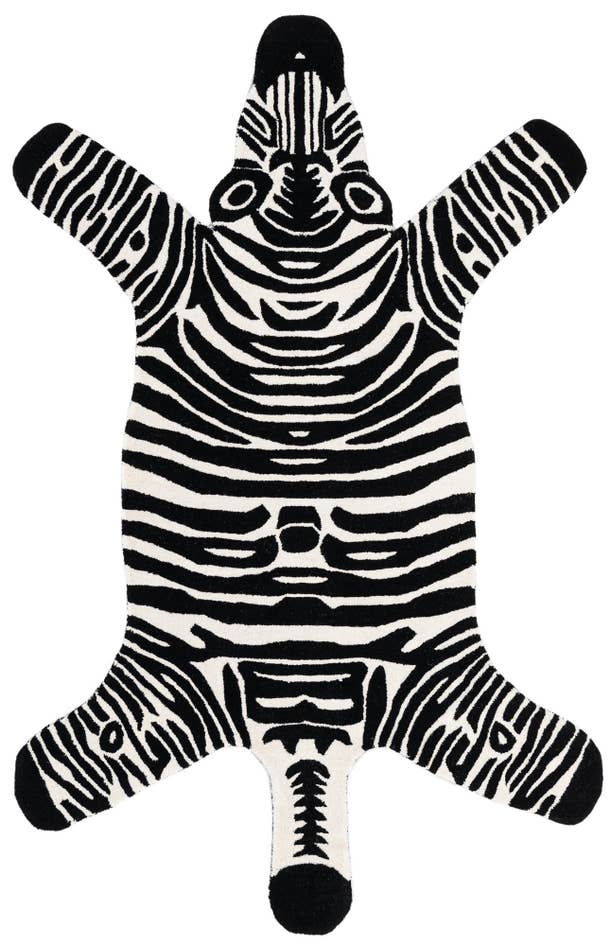 Detail image of 5' 1 x 8' Playtime Kids Wool Freeform Rug