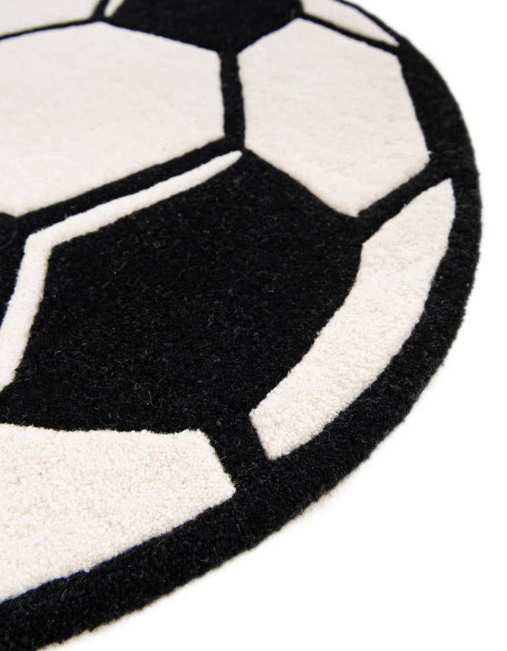 Detail image of 4' 1 x 4' 1 Playtime Kids Wool Freeform Rug