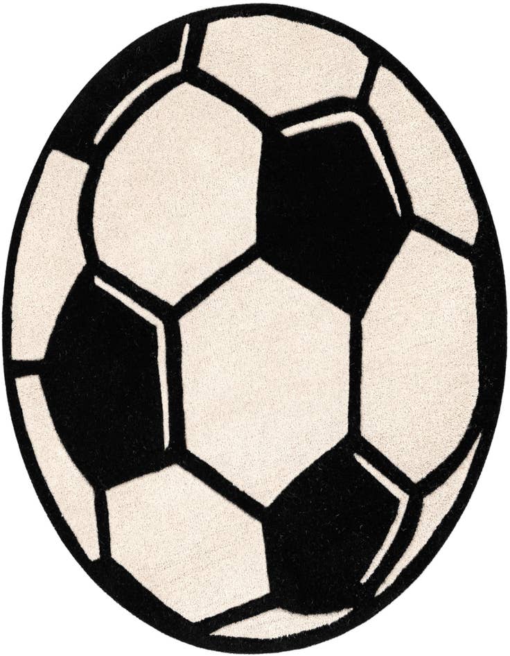 Detail image of 3' 1 x 3' 1 Playtime Kids Wool Freeform Rug