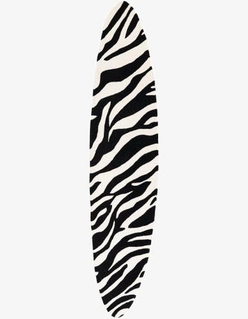 2' x 8' 9 SurfBoard Wool Freeform Rug