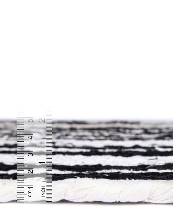 2' 2 x 3' 7 Handmade Braided Chindi Hearth Rug
