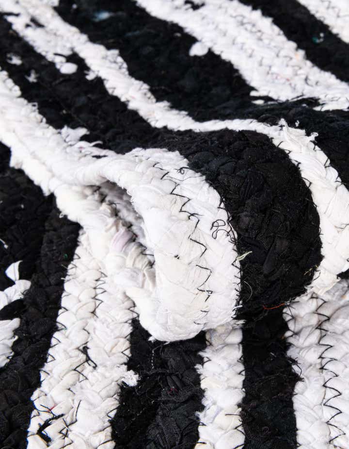2' 2 x 3' 7 Handmade Braided Chindi Hearth Rug