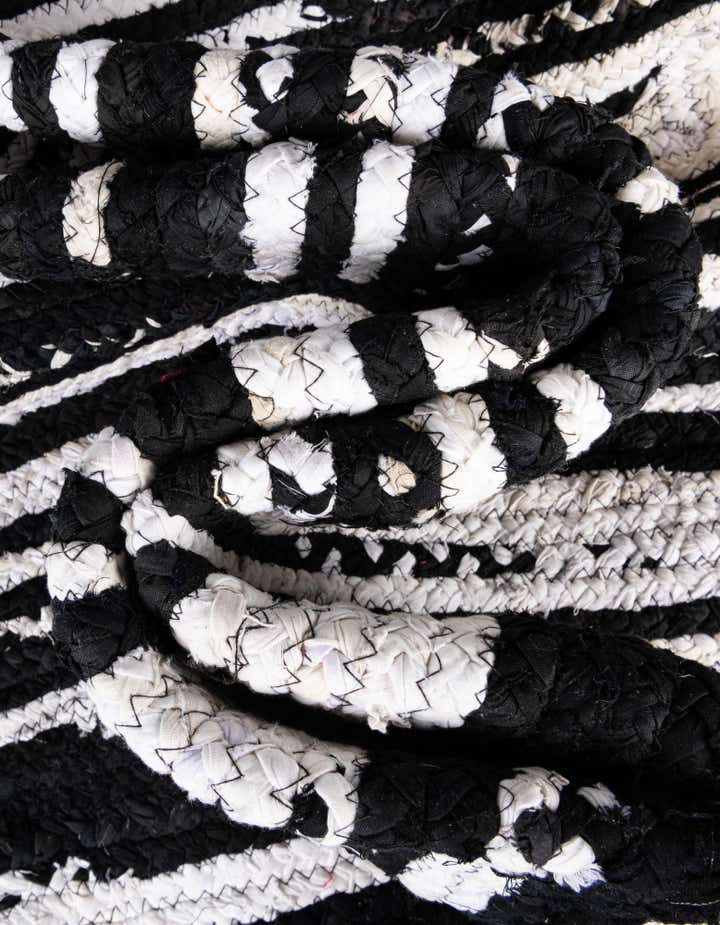2' 2 x 3' 7 Handmade Braided Chindi Hearth Rug