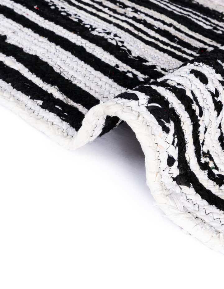 2' 2 x 3' 7 Handmade Braided Chindi Hearth Rug