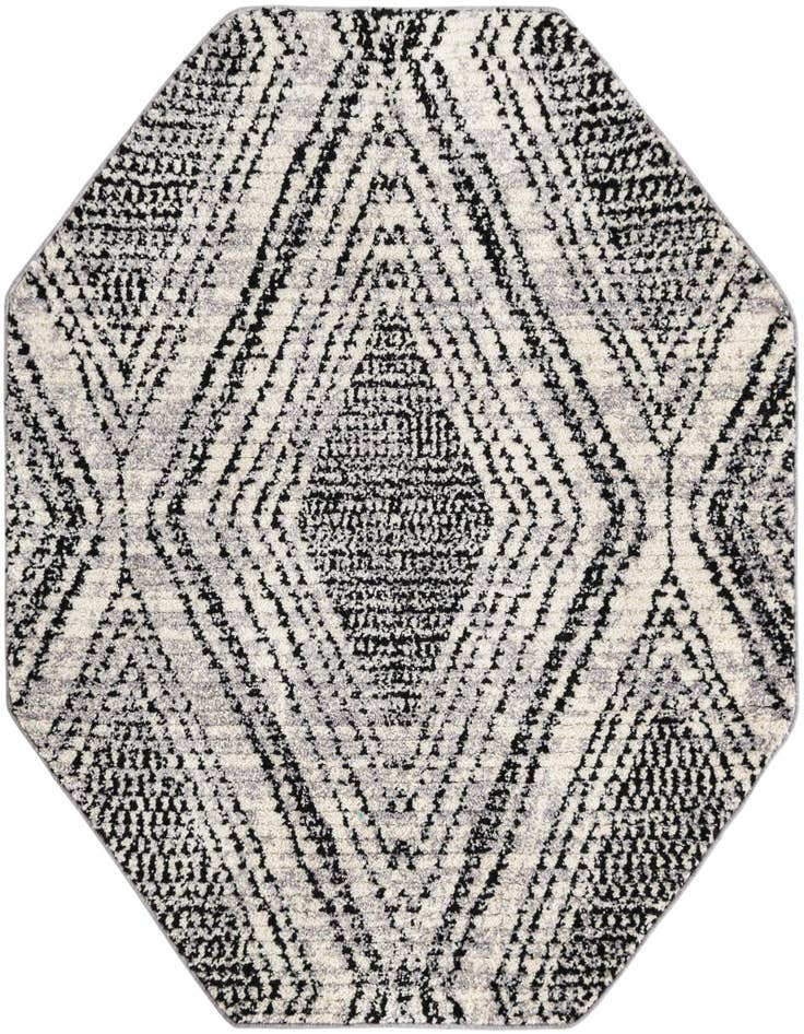 Detail image of 5' 3 x 5' 3 Tagine Octagon Rug