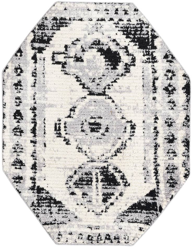 Detail image of 5' 3 x 5' 3 Tagine Octagon Rug