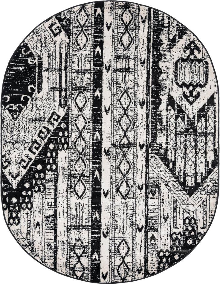 Detail image of 5' 3 x 8' Oregon Oval Rug
