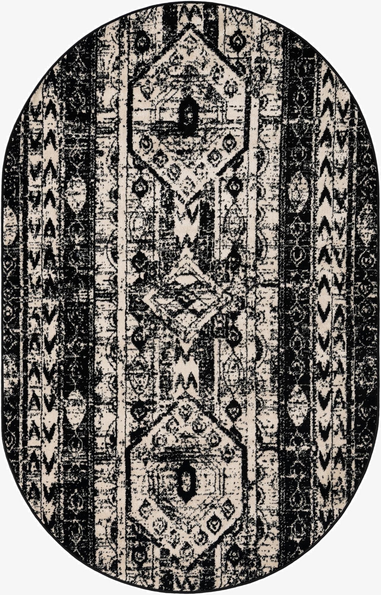 5' 3 x 8' Oregon Oval Rug