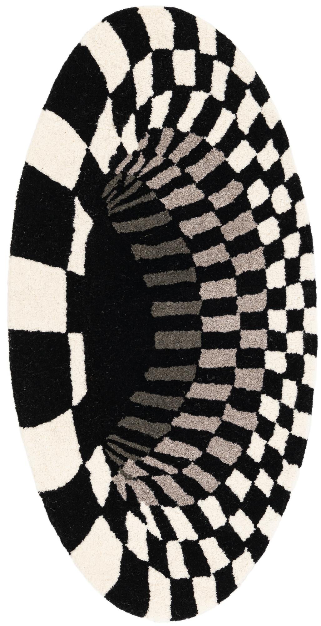 1' 9 x 3' 5 Playtime Kids Wool Oval Rug