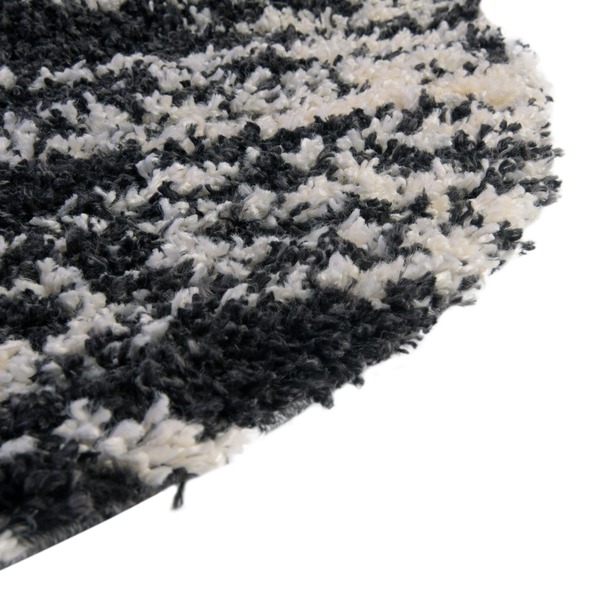 5' 3 x 8' Serenity Shag Oval Rug