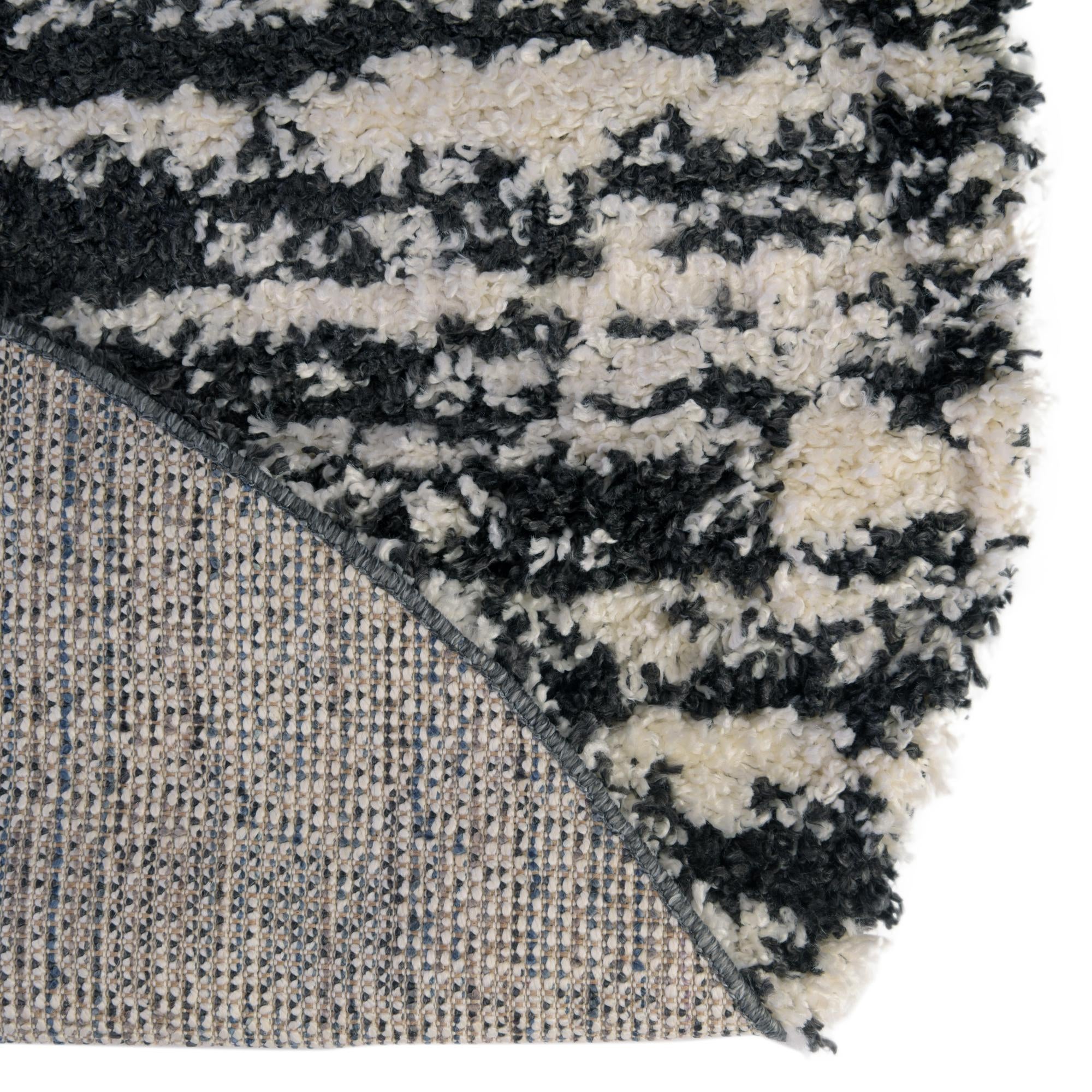 5' 3 x 8' Serenity Shag Oval Rug