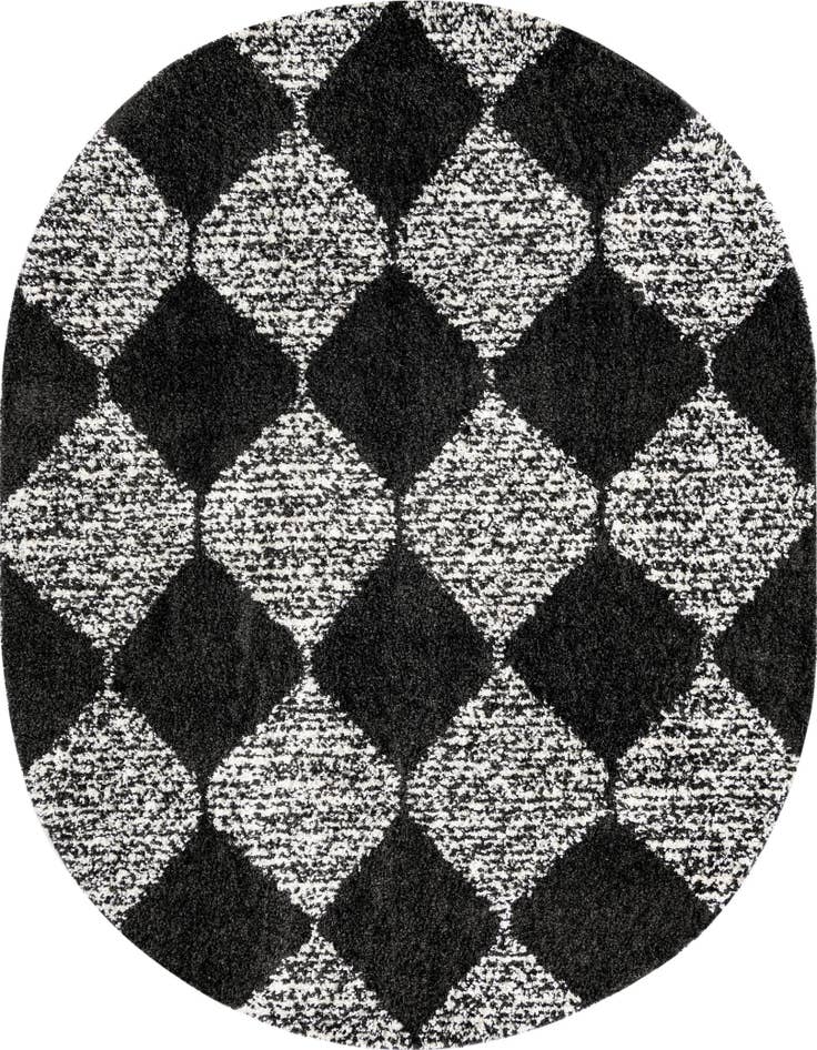 Detail image of 7' 10 x 10' Serenity Shag Oval Rug