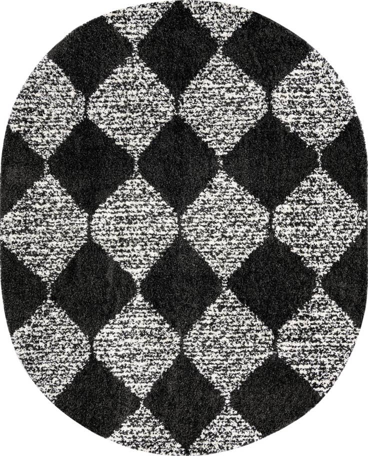 Detail image of 7' 10 x 10' Serenity Shag Oval Rug