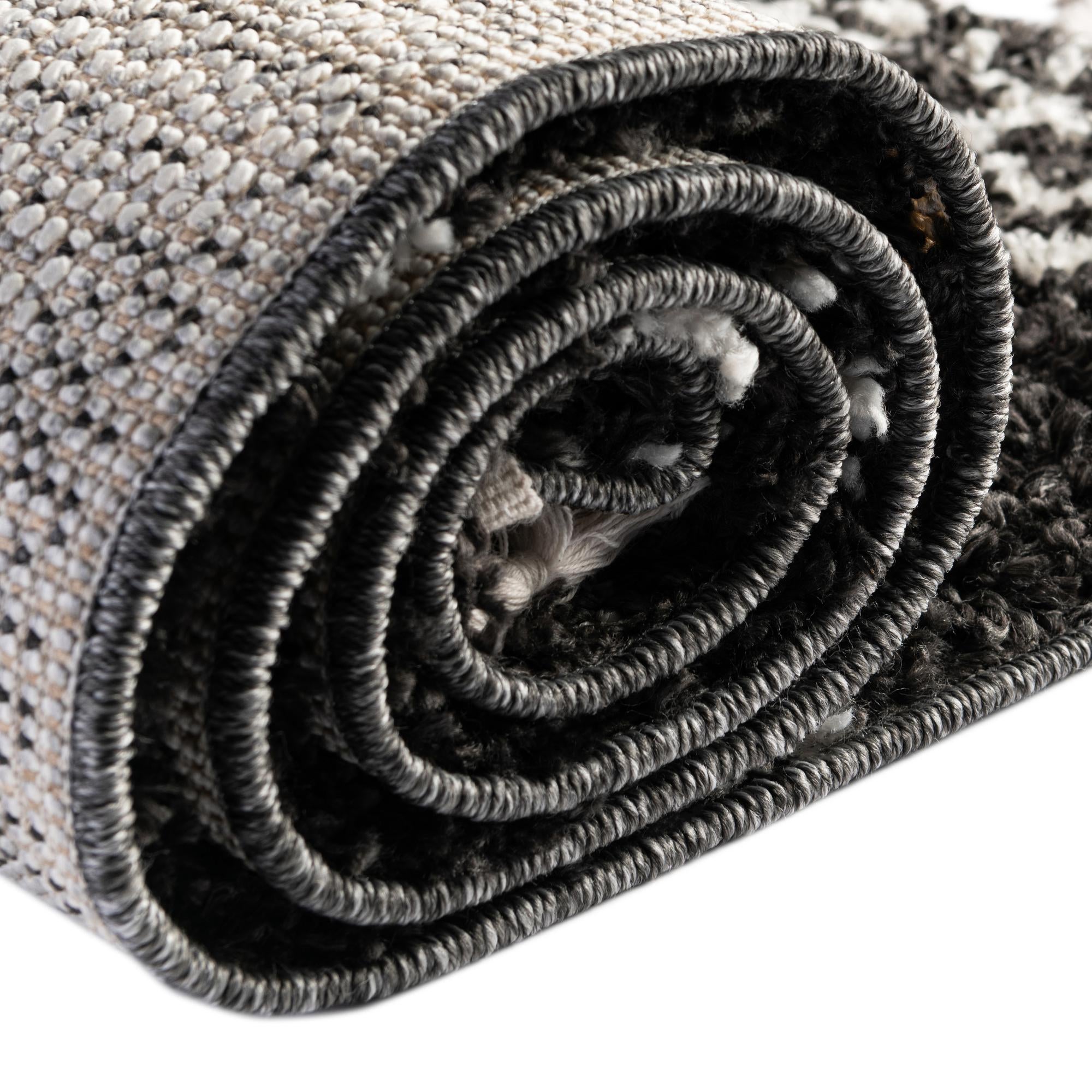 5' 3 x 8' Serenity Shag Oval Rug