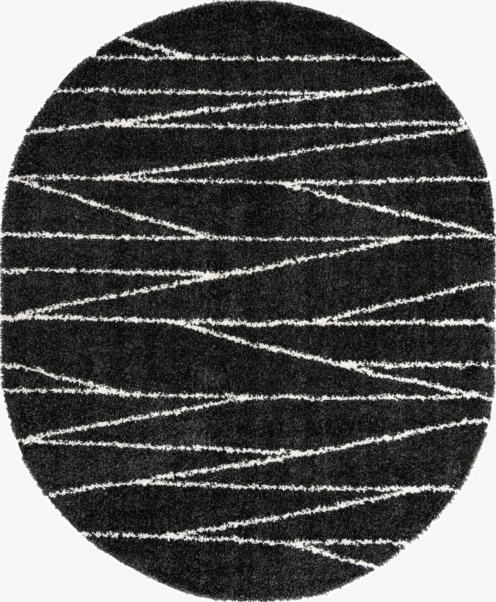 7' 10 x 10' Serenity Shag Oval Rug