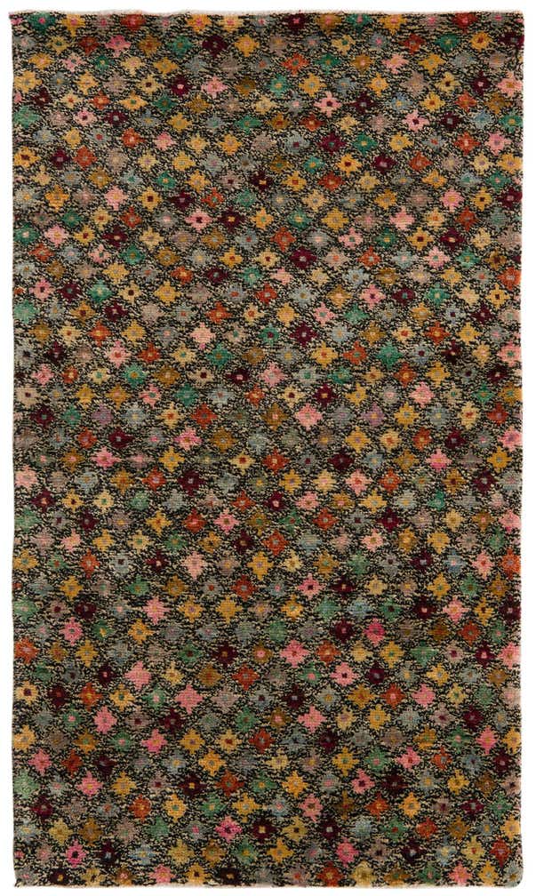 3' x 5' Hand Knotted Balouch Wool Rug