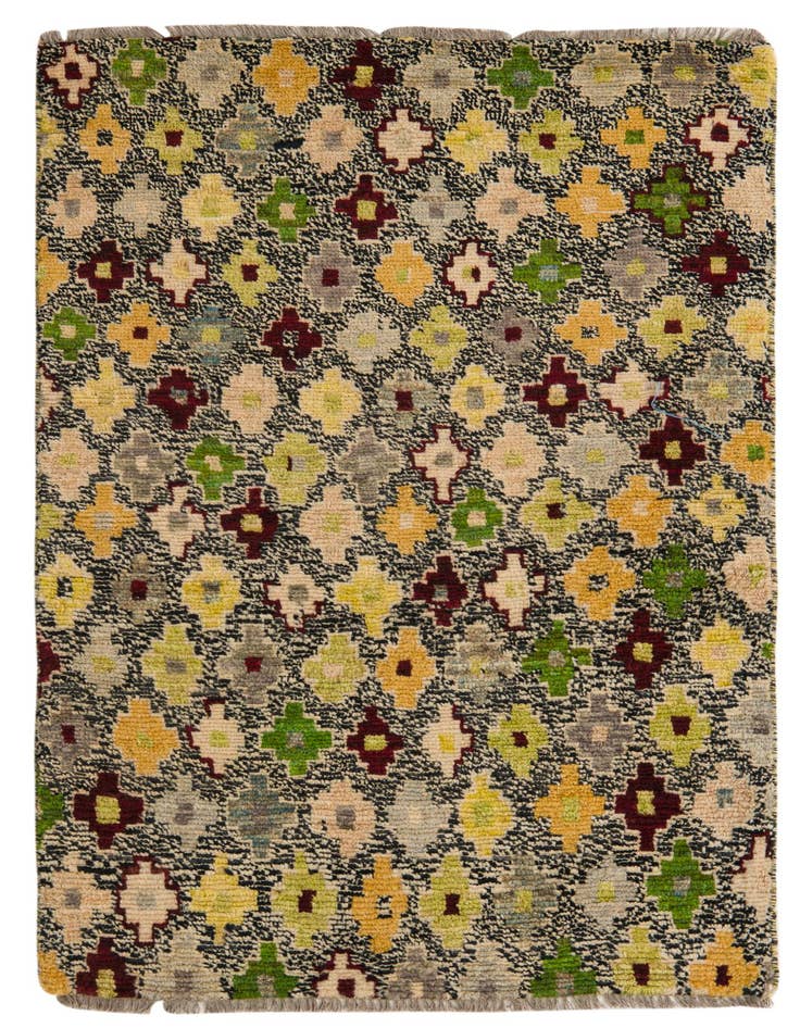 Detail image of 3' 4 x 5' 2 Hand Knotted Balouch Wool Rug