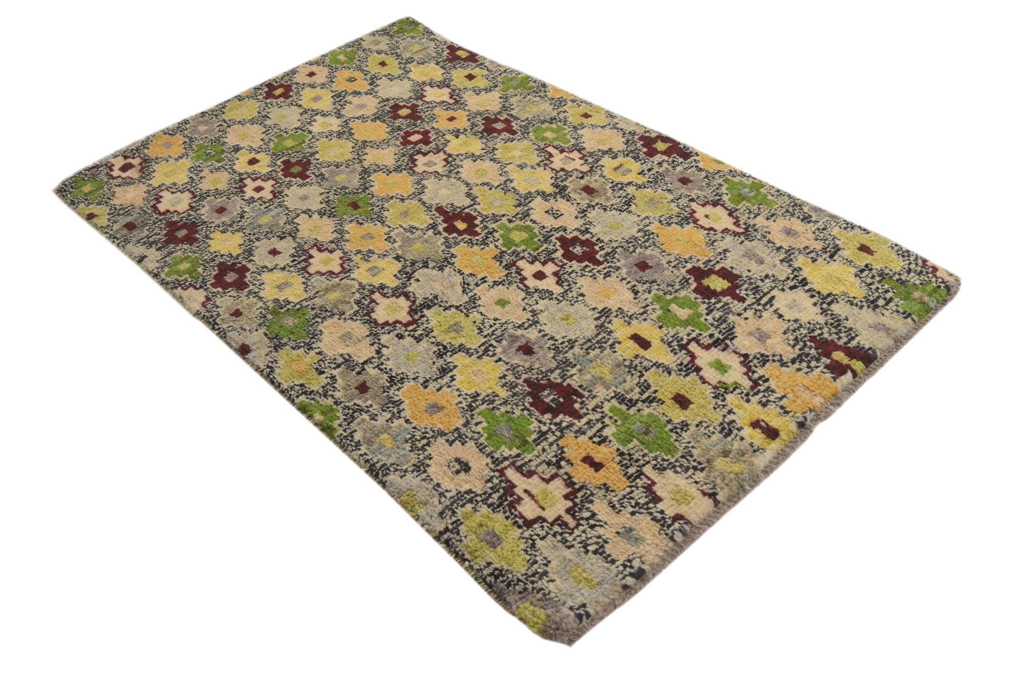 3' 3 x 5' 3 Hand Knotted Balouch Wool Rug