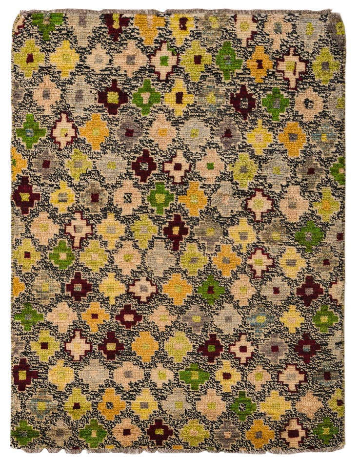 Detail image of 3' 3 x 5' 3 Hand Knotted Balouch Wool Rug