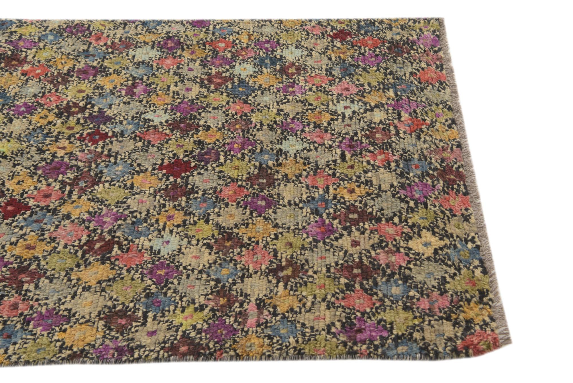 3' 2 x 4' 10 Hand Knotted Balouch Wool Rug