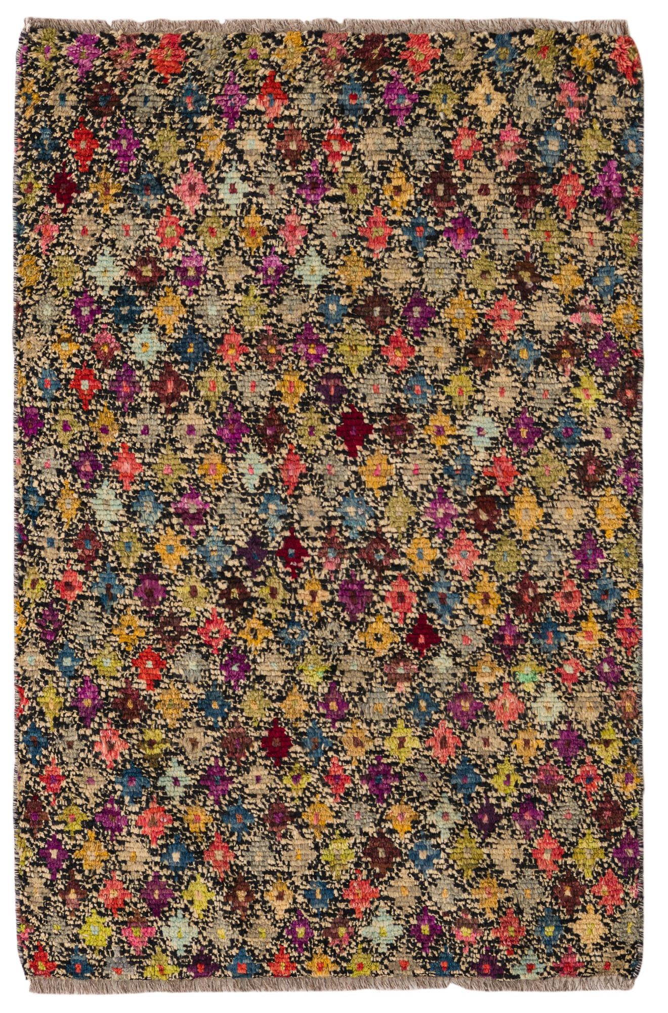 3' 2 x 4' 10 Hand Knotted Balouch Wool Rug