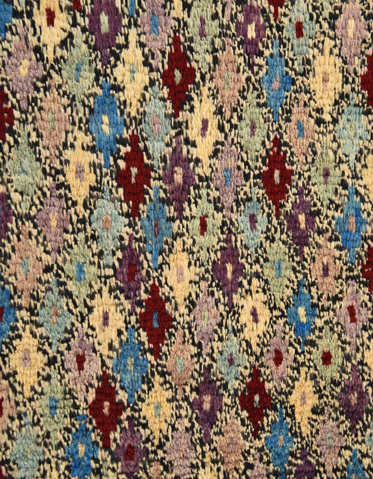 Detail image of 4' x 6' 5  Hand Knotted Balouch Wool Rug