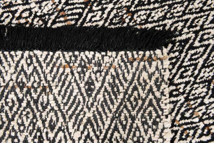 5' x 7' 9 Handmade Braided Jute Rug