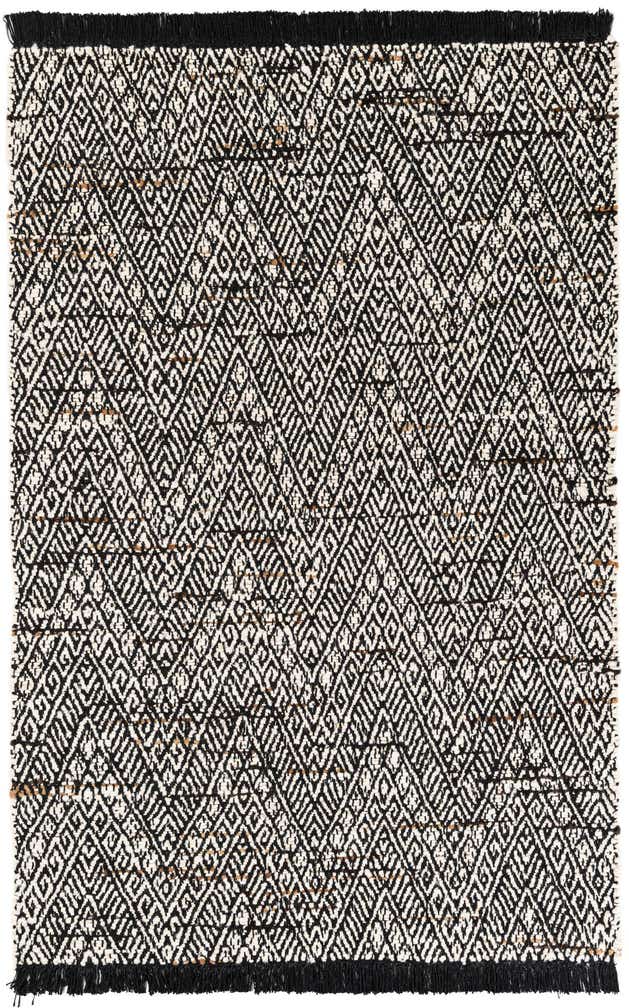 5' x 7' 9 Handmade Braided Jute Rug